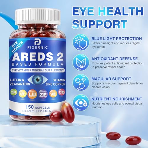 Graphic highlighting AREDS2 ingredients and micronutrients