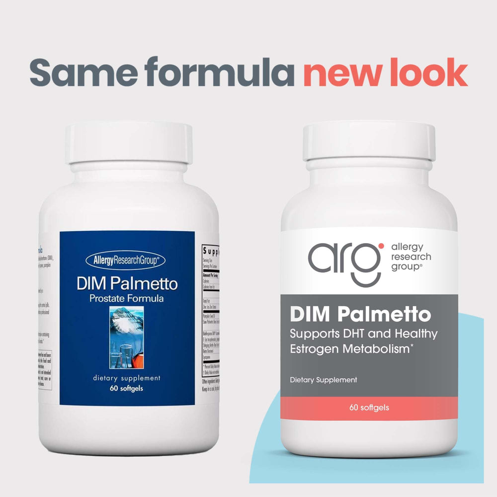 Supplement ingredients Bioresponse DIM, saw palmetto, and zinc