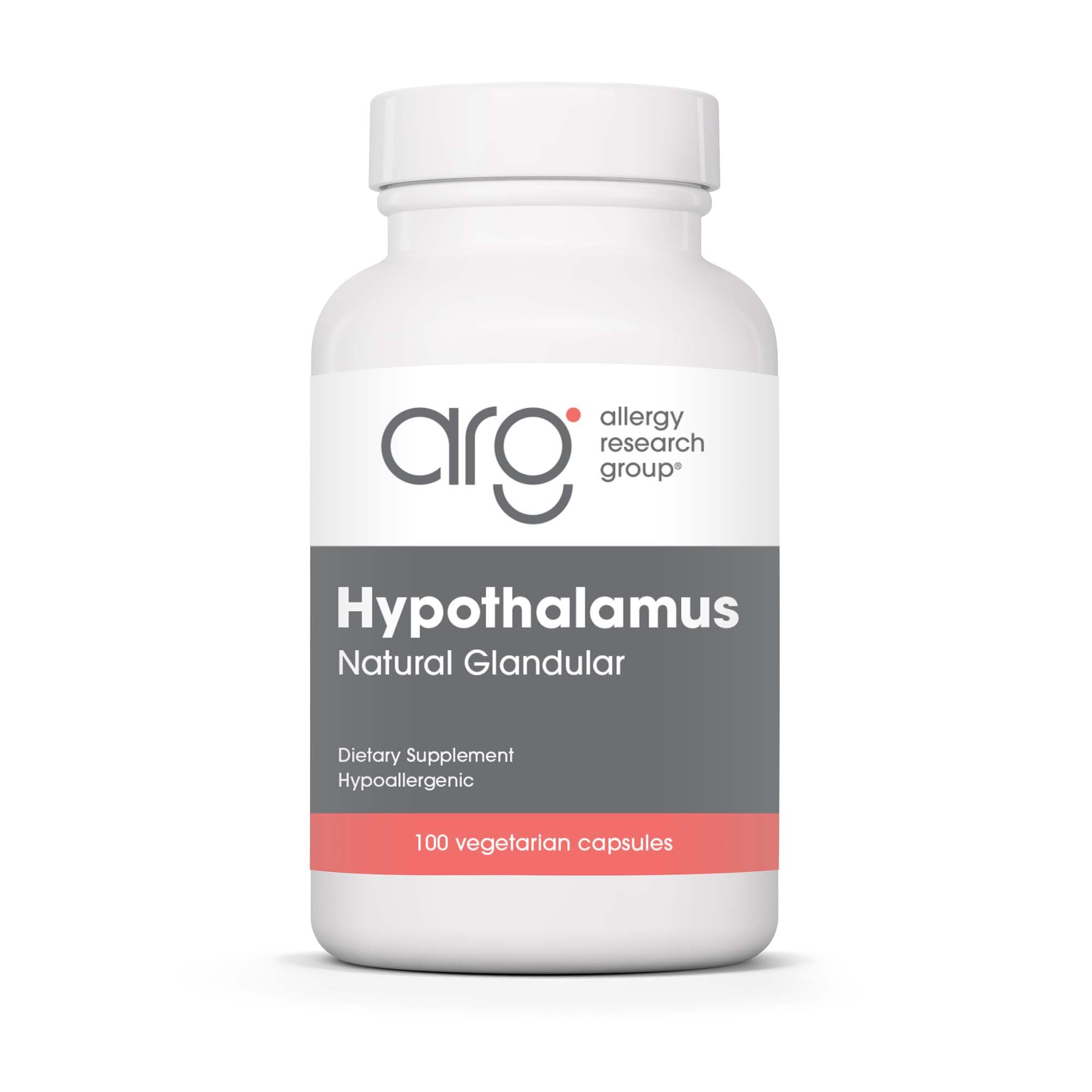 Allergy Research Group Hypothalamus supplement bottle with label