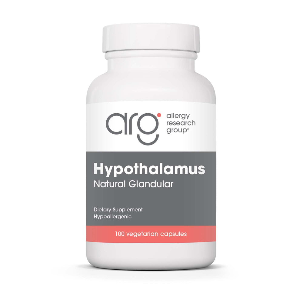 Allergy Research Group Hypothalamus supplement bottle with label