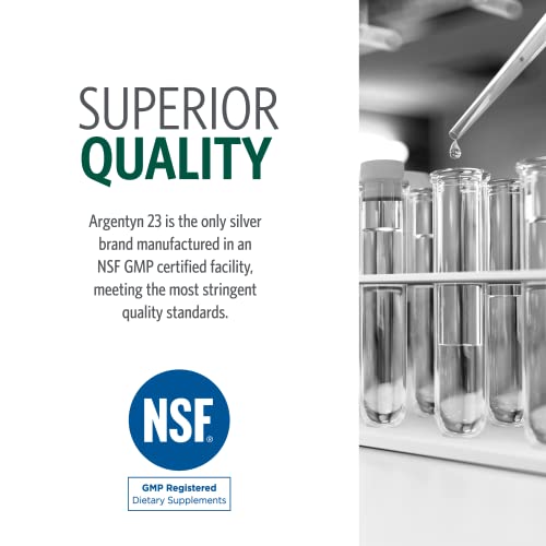 Close-up of the nozzle on Argentyn 23 nasal spray