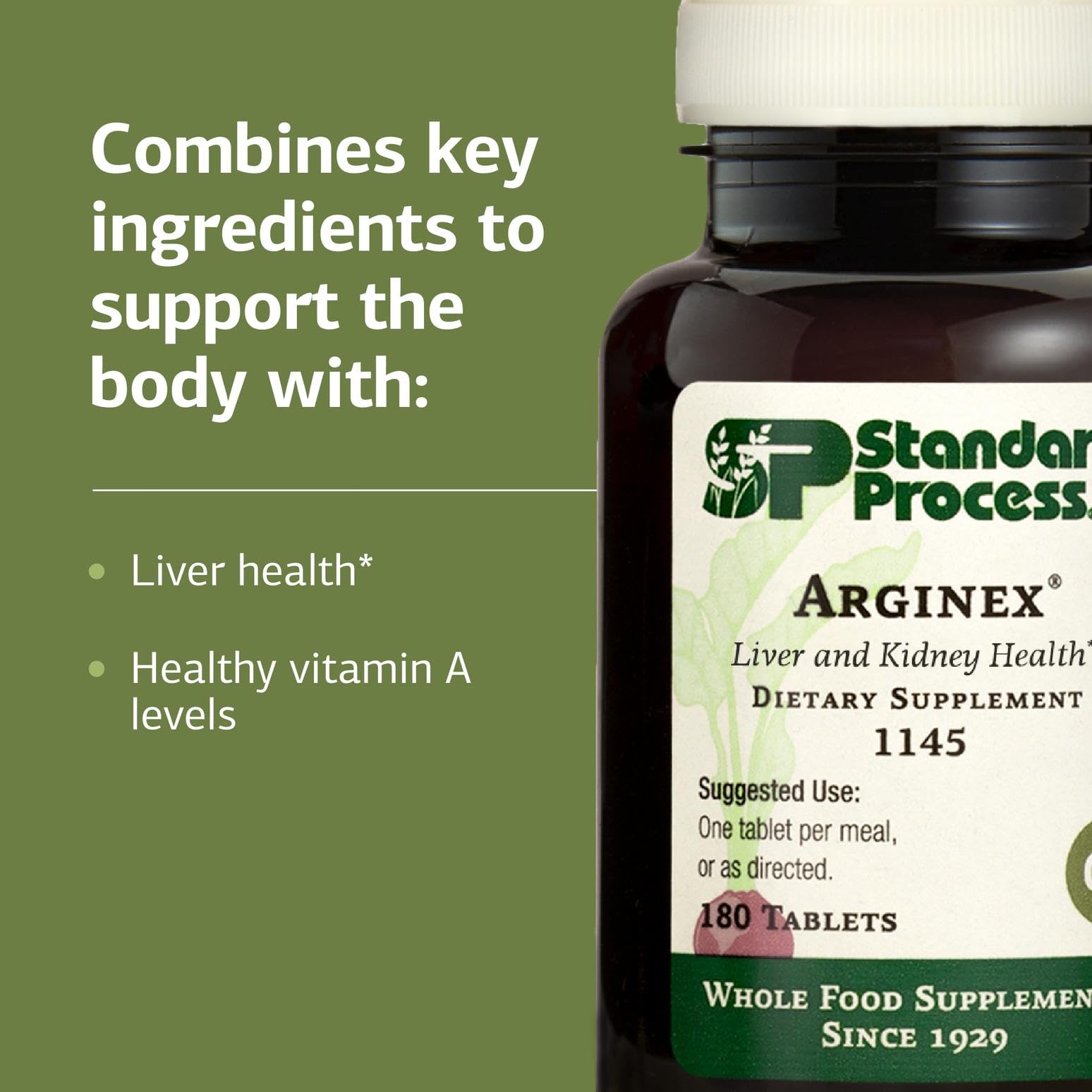 Arginex contains Vitamin A, Oat Flour, Buckwheat and Ascorbic Acid