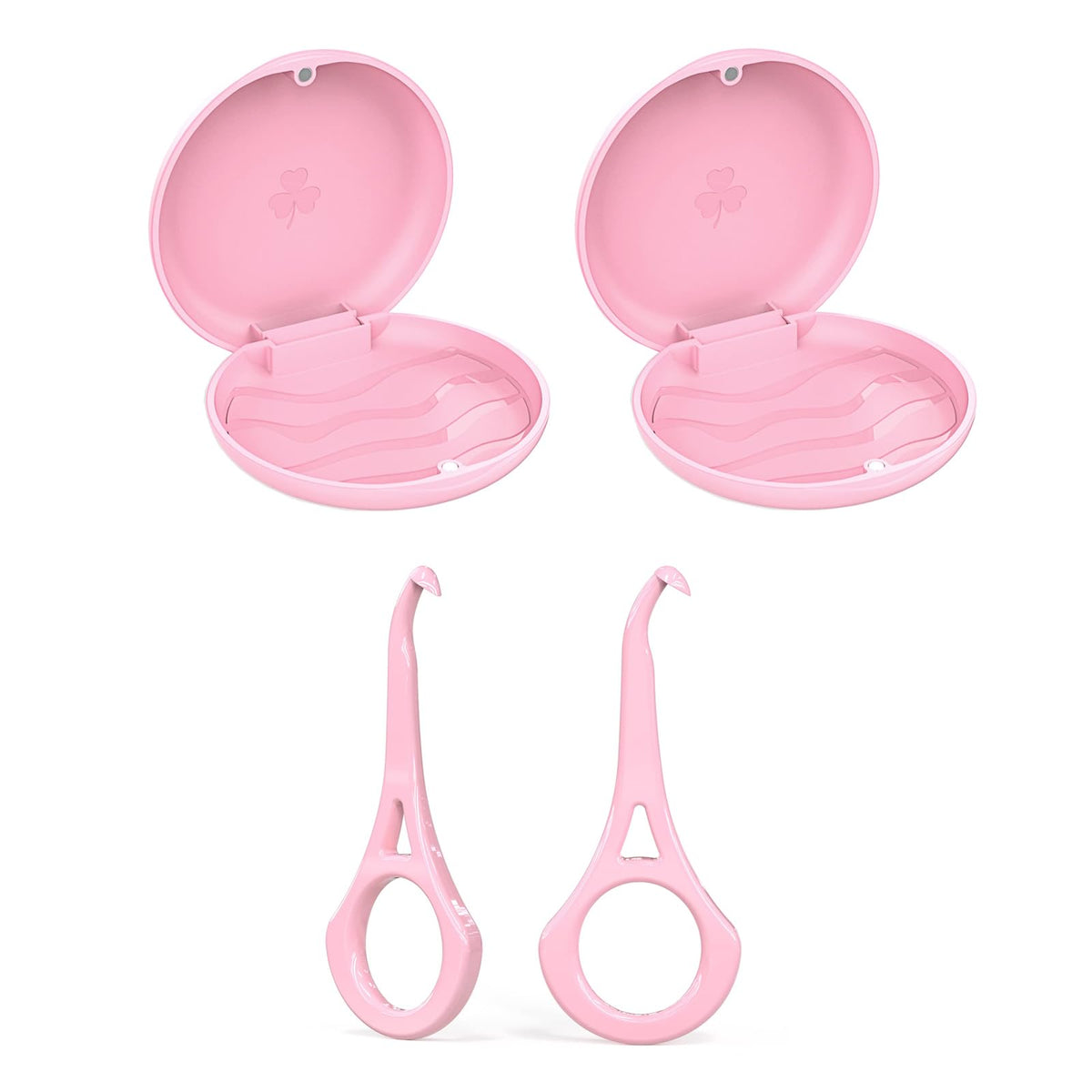 Front view of the ARGOMAX 2-pack retainer case