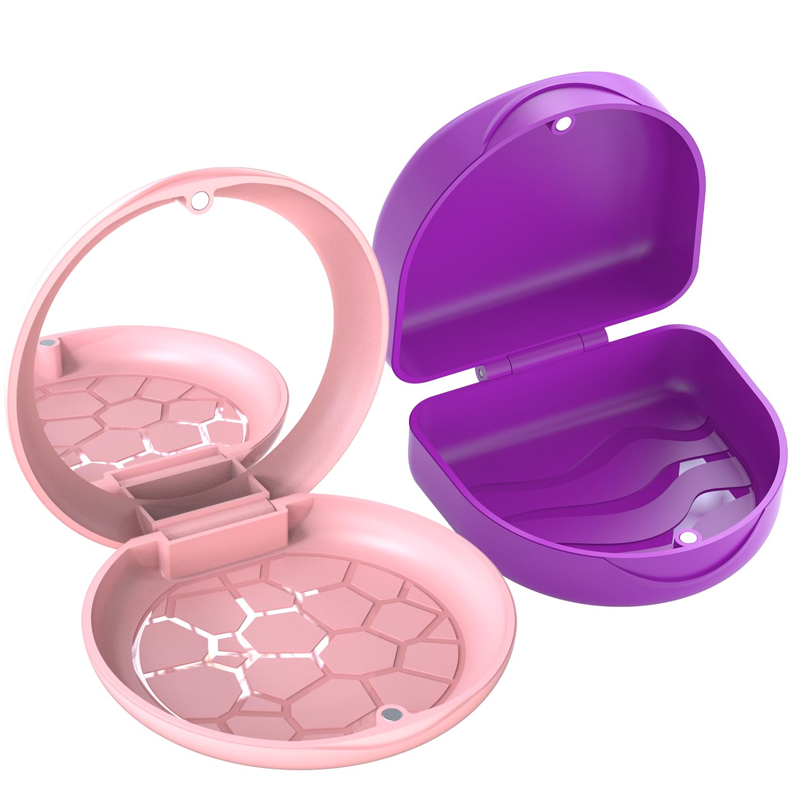 Front view of ARGOMAX aligner case with magnetic clasp