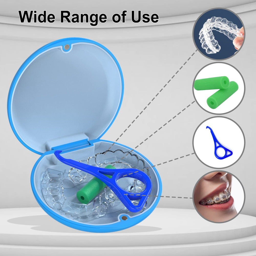 ARGOMAX aligner case blue outer view