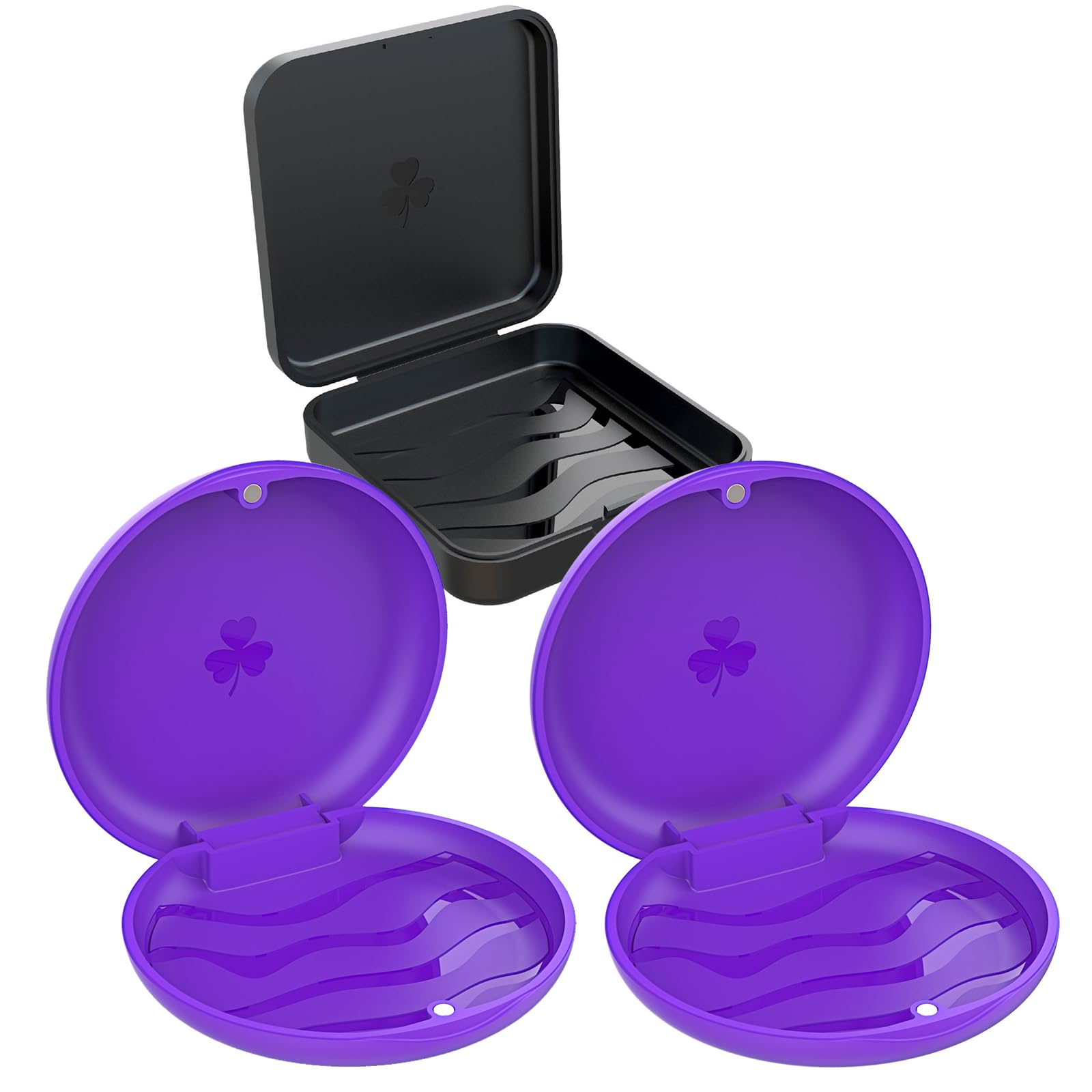 ARGOMAX Aligner Case with compact design and built-in magnetic clasp.