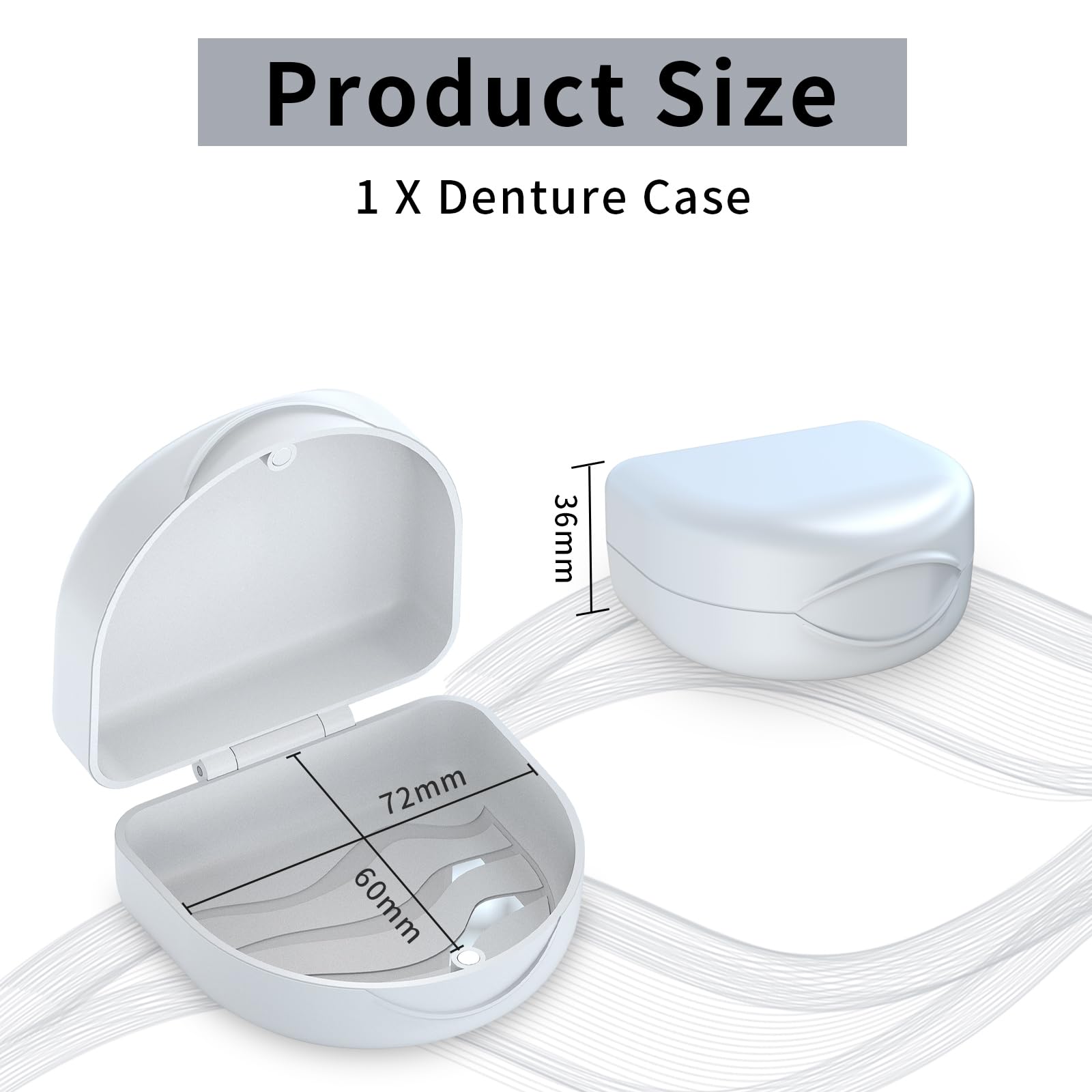 Dishwasher-safe label on ARGOMAX aligner case