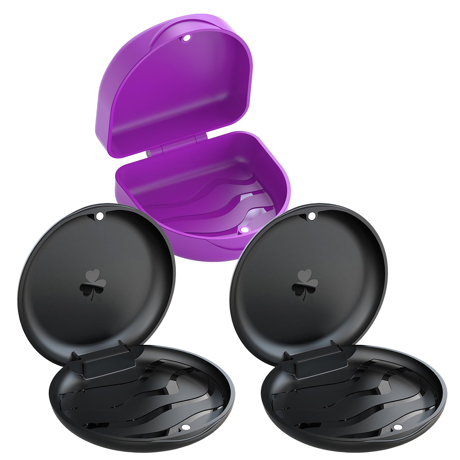 Front view of ARGOMAX Aligner Case with magnetic clasp