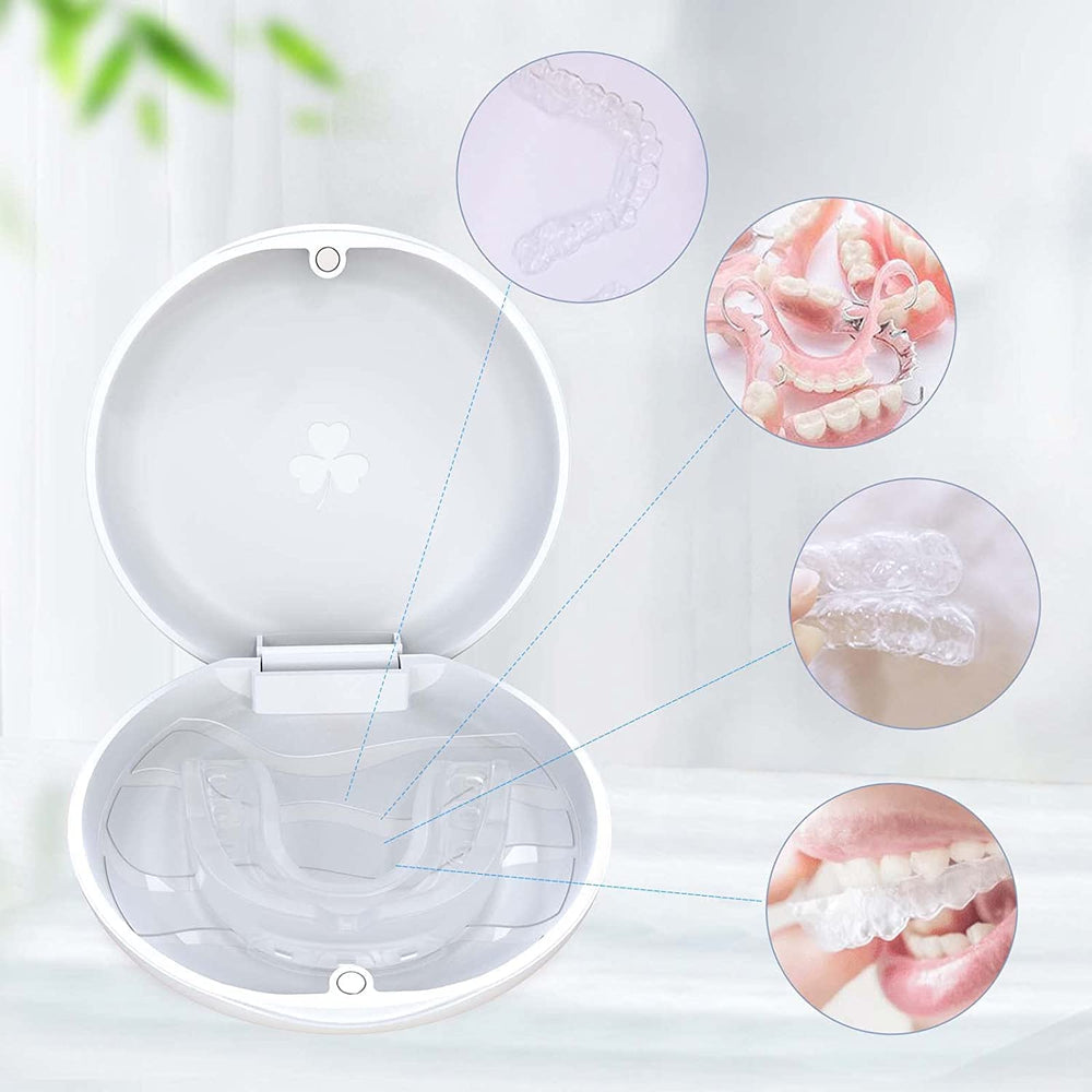 ARGOMAX aligner case open showing compartments