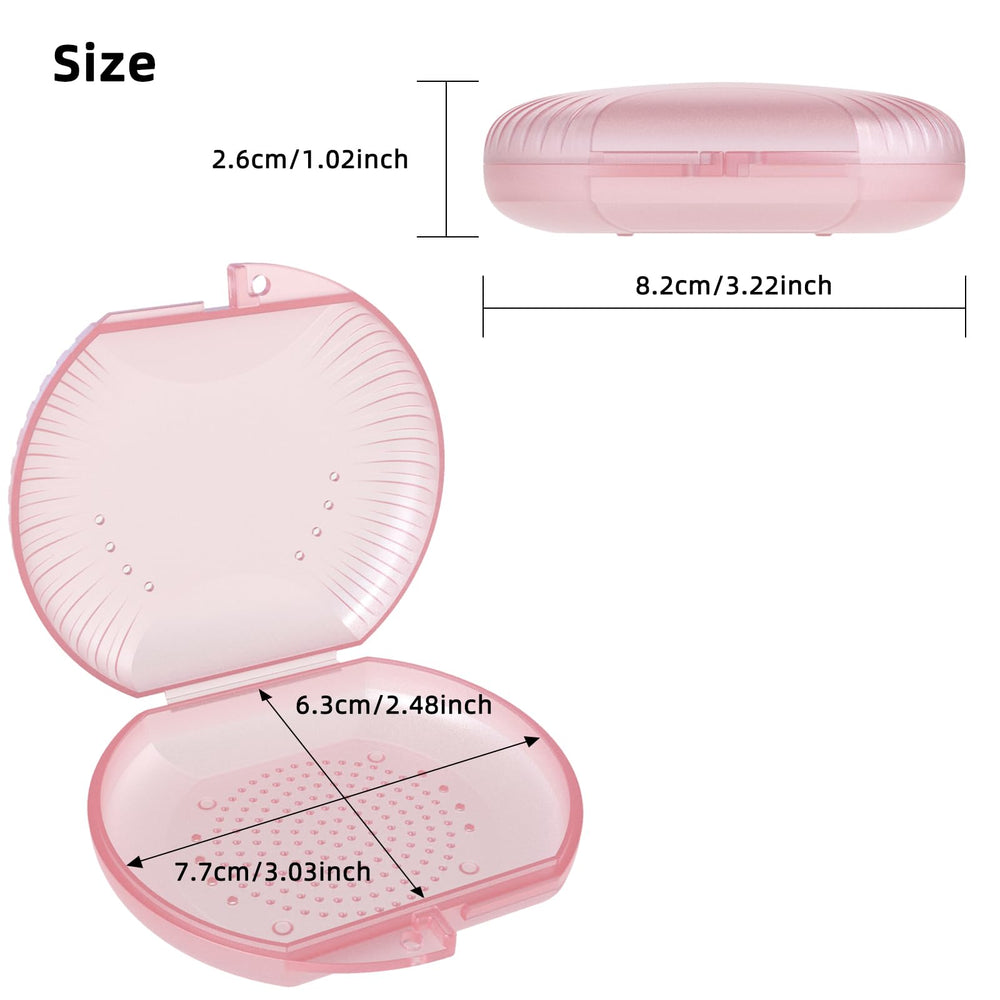 Vent design on ARGOMAX pink case for moisture release