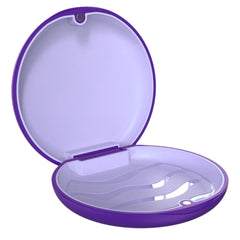 Front view of ARGOMAX purple aligner case