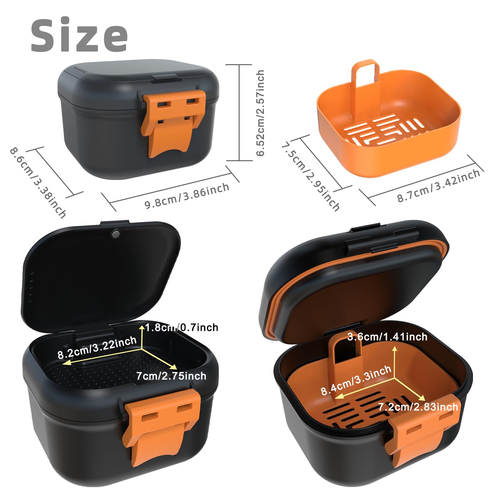 Drain basket for removing cleaned dentures