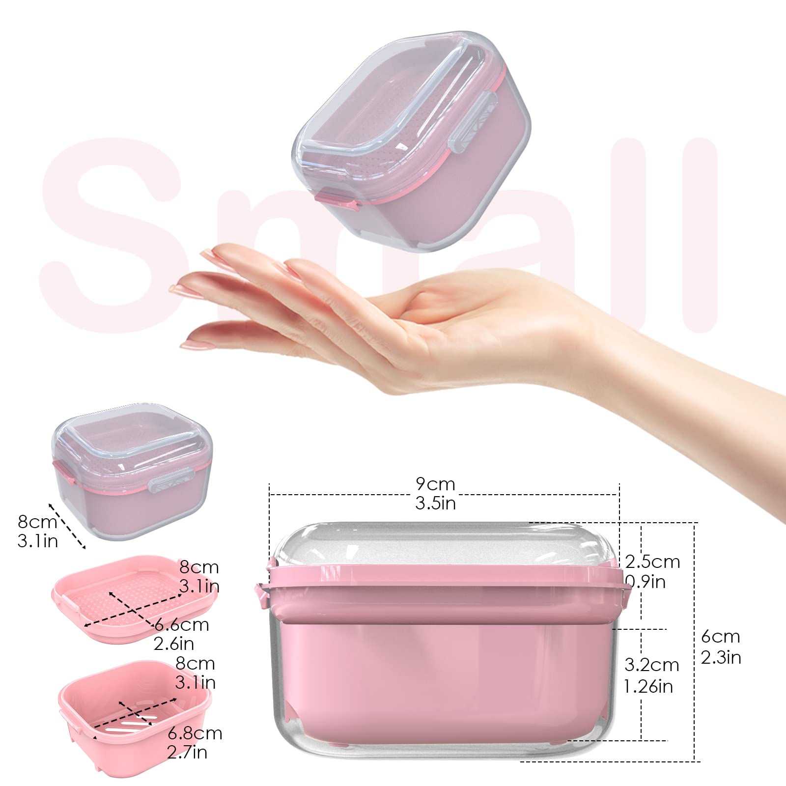 Compact interior of ARGOMAX denture cup for dentures