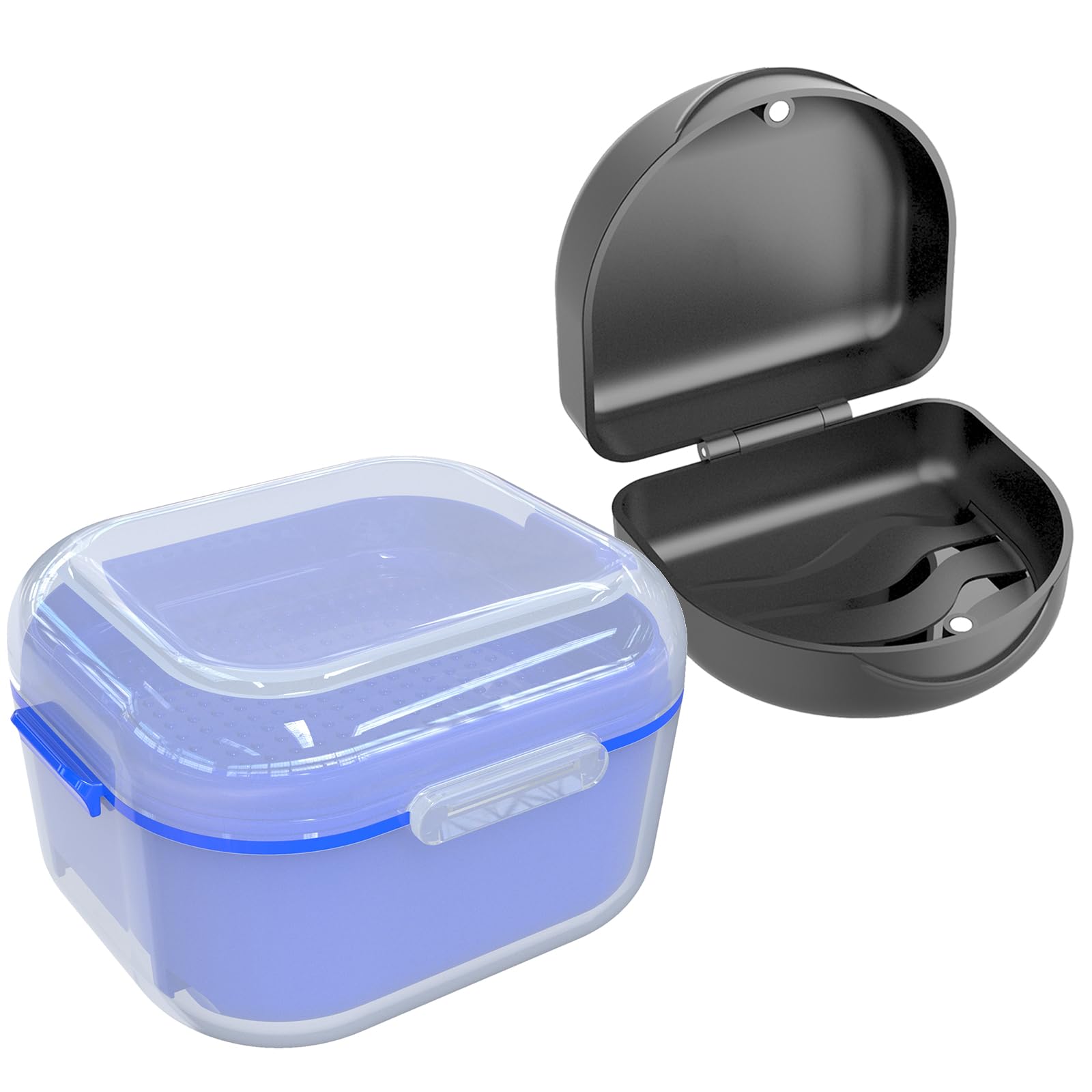 ARGOMAX denture case with translucent housing