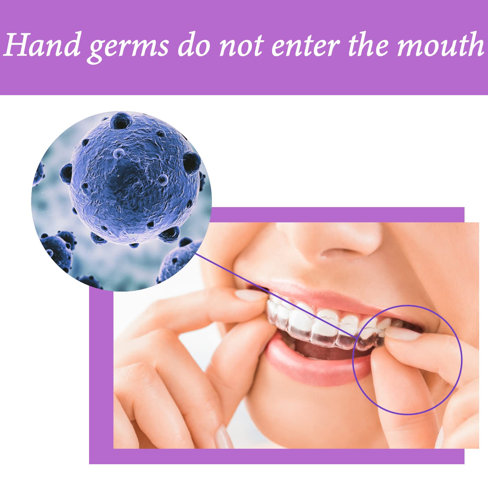 Multi-purpose denture case used to store pacifiers, toothbrush heads, and jewelry