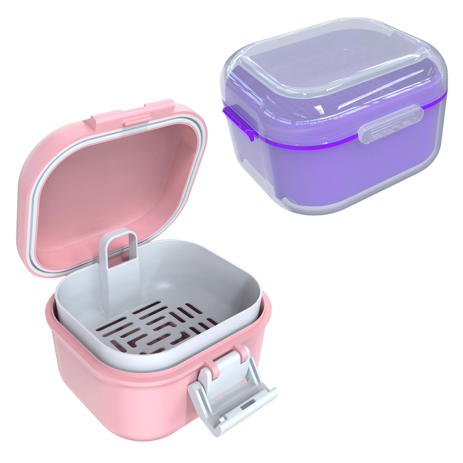 ARGOMAX denture cup dark purple front view