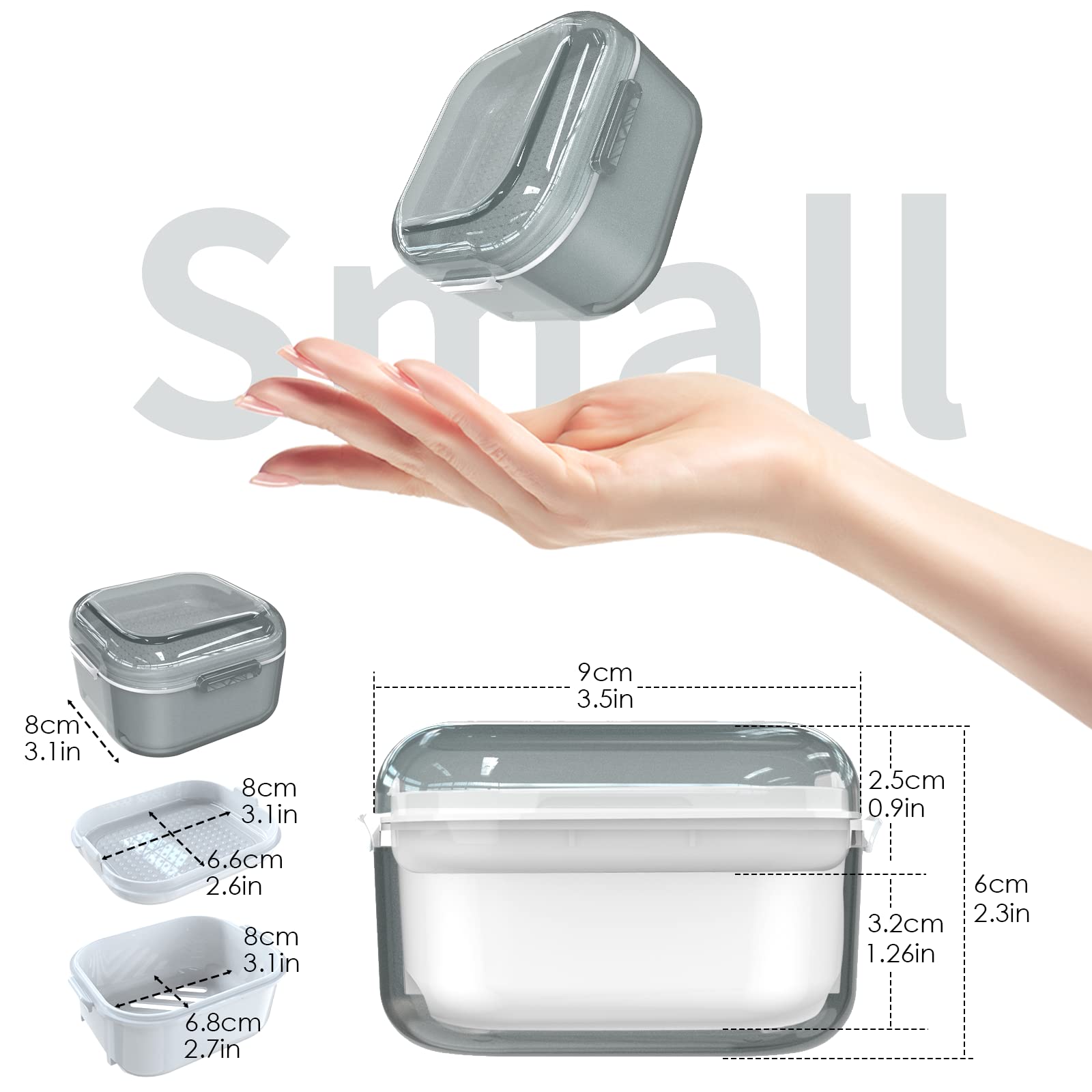 Lid with silicone waterproof ring at joints for leak-proofing