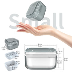 Lid with silicone waterproof ring at joints for leak-proofing