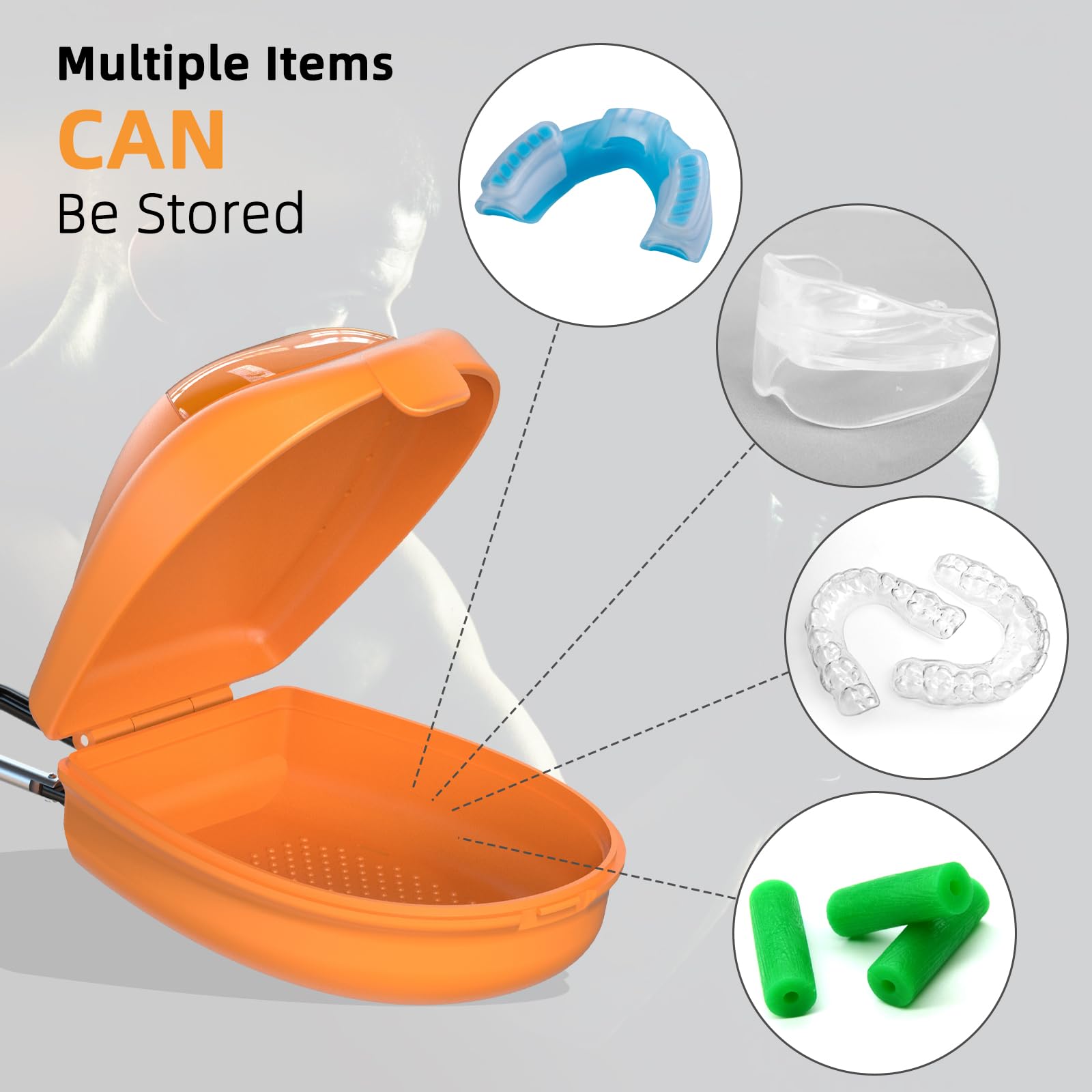 Built-in metal carabiner on ARGOMAX case