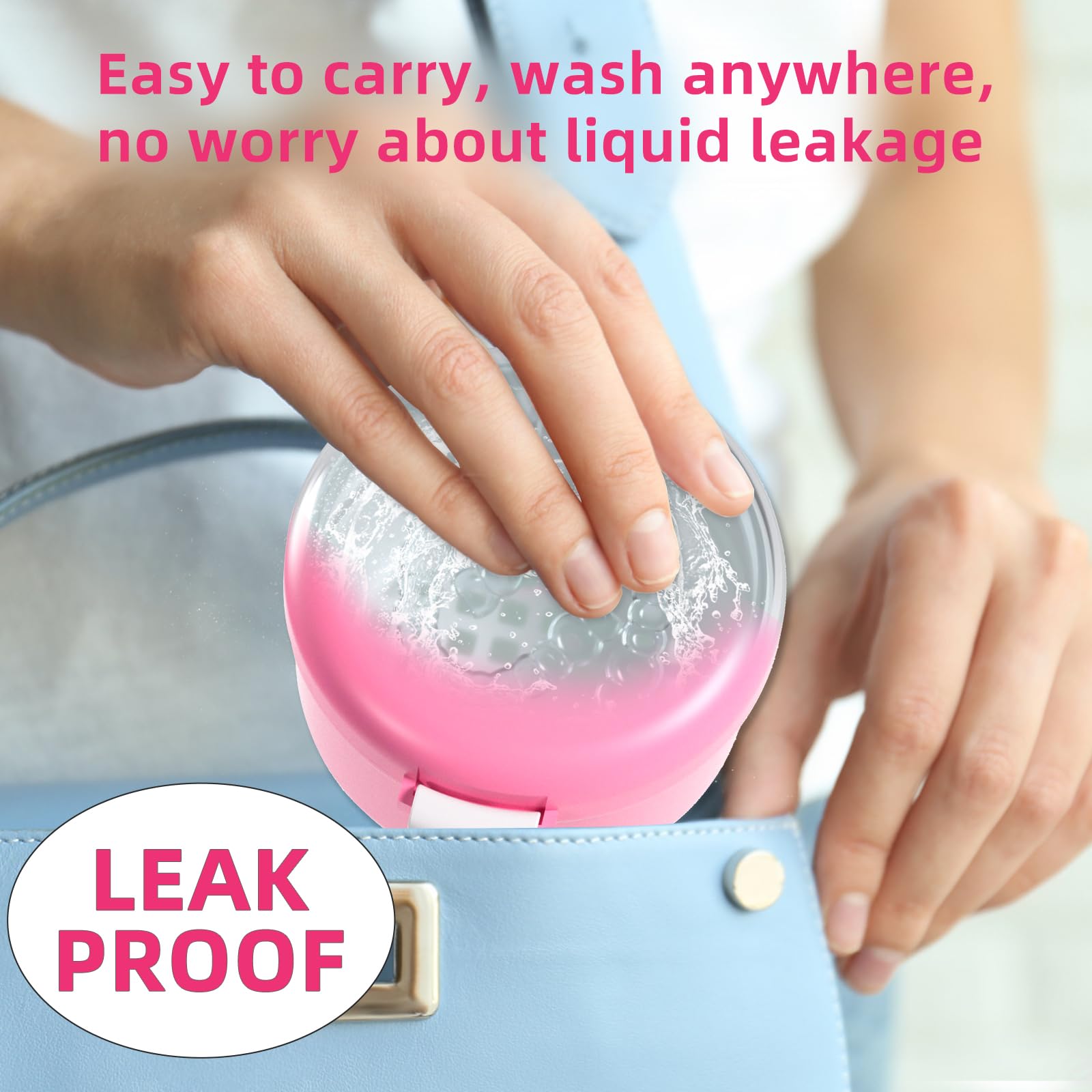 ARGOMAX packaging with pink and white travel case