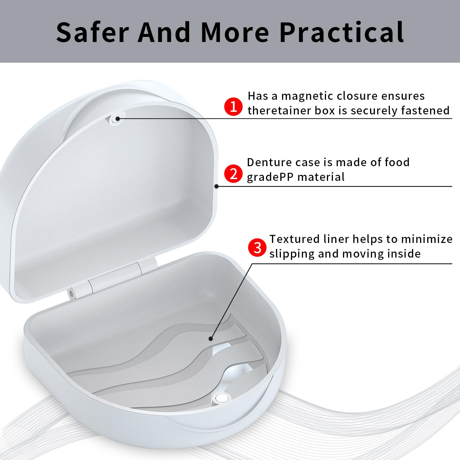 Inside view of the ARGOMAX two-piece retainer/aligner box