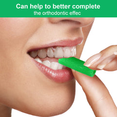 Compact cyan aligner case ready to store braces