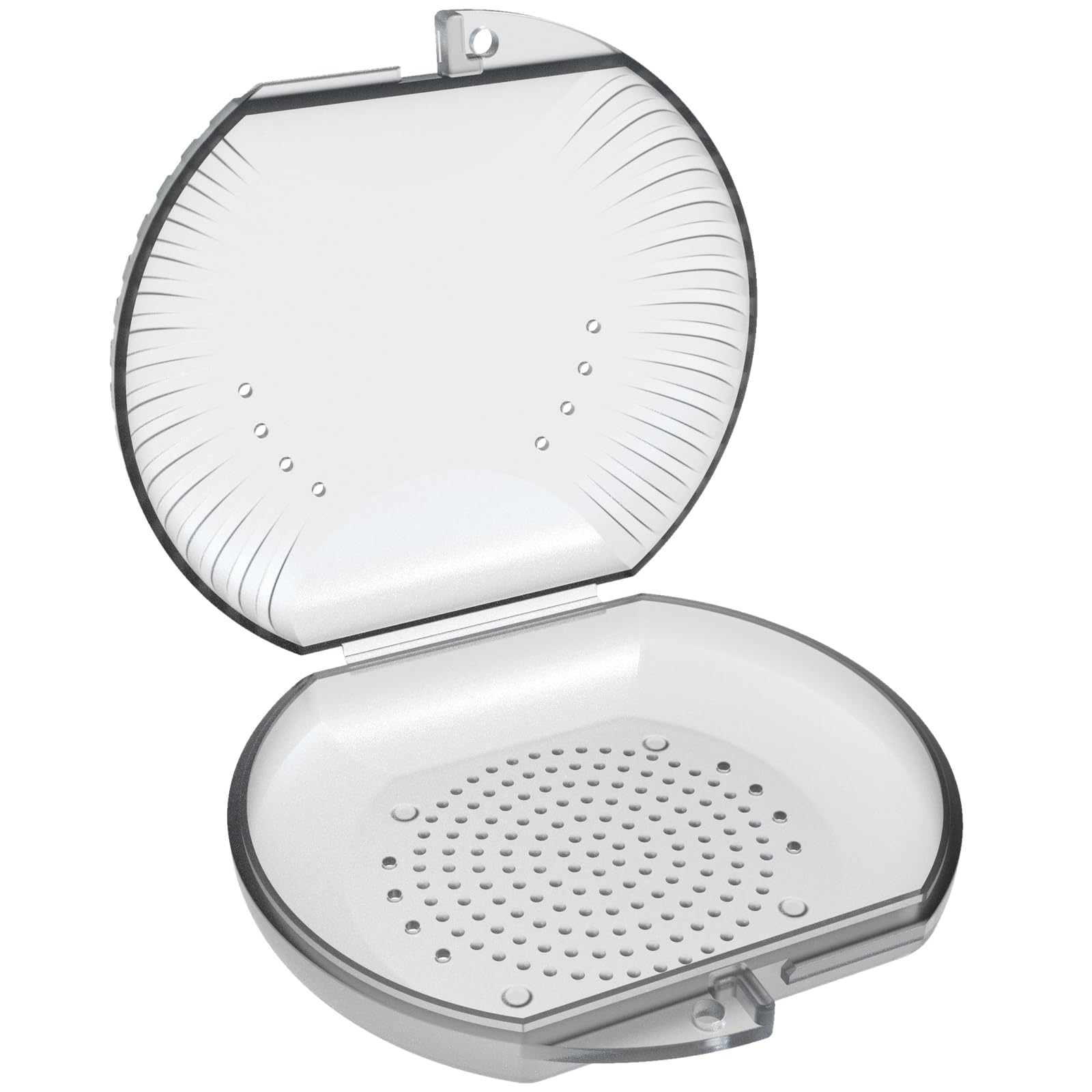 ARGOMAX gray aligner case open lid showing compartments