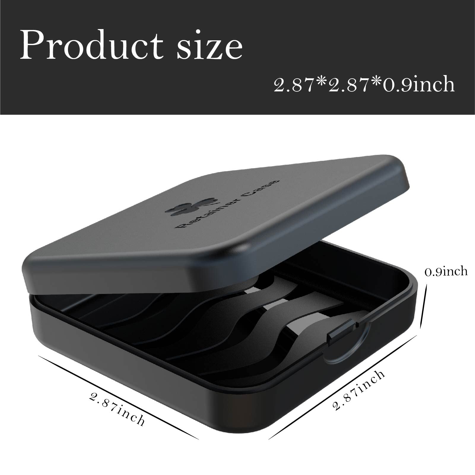 ARGOMAX Retainer Case featuring a round design for secure storage.