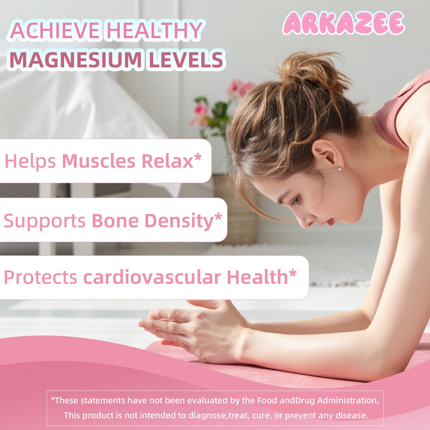 ARKAZEE absorption graphic illustrating enhanced magnesium uptake