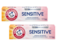 Front label of ARM & HAMMER Sensitive Teeth & Gums Toothpaste 4.5 oz Pack of 2
