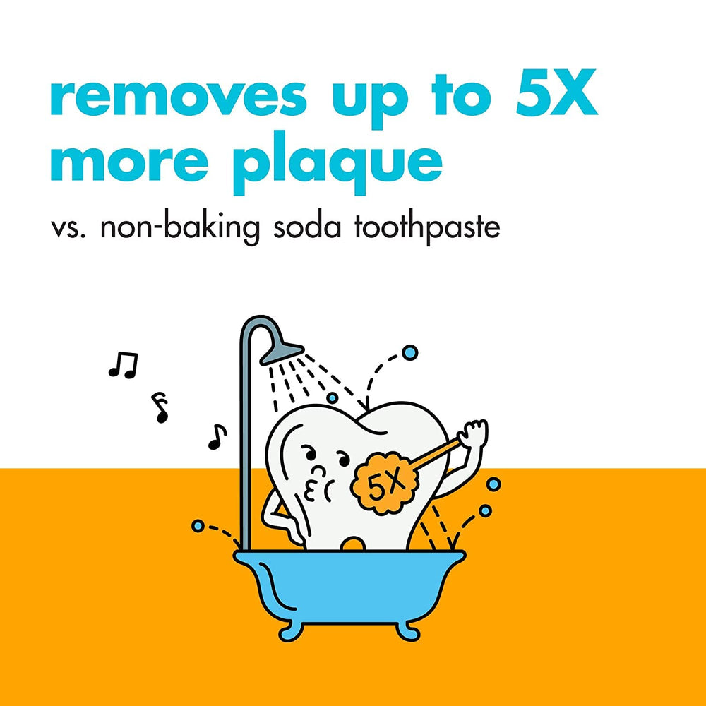 Gums and teeth illustration showing deep clean between teeth