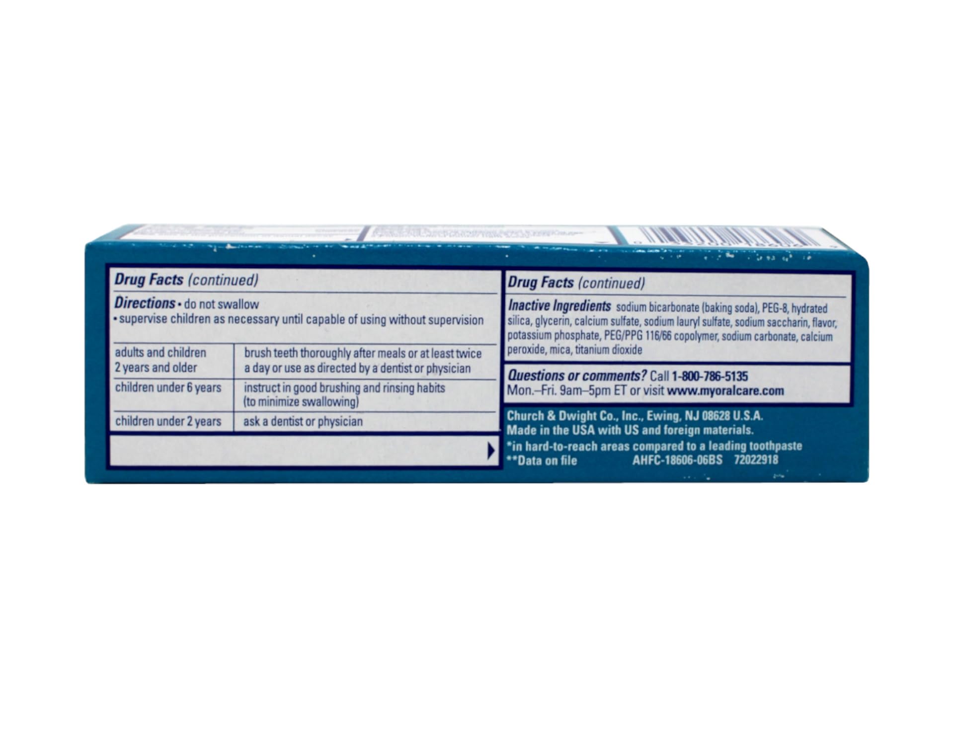Graphic showing Triple Enamel Protection and whitening benefits