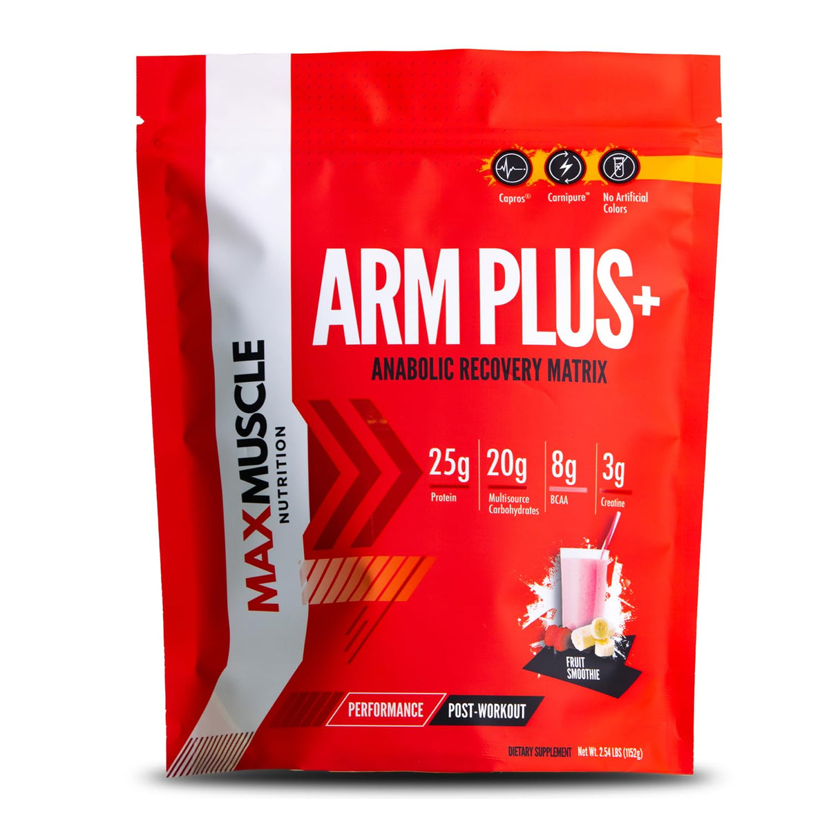 Arm Plus+ recovery matrix fruit smoothie flavor 2.54 lb packaging