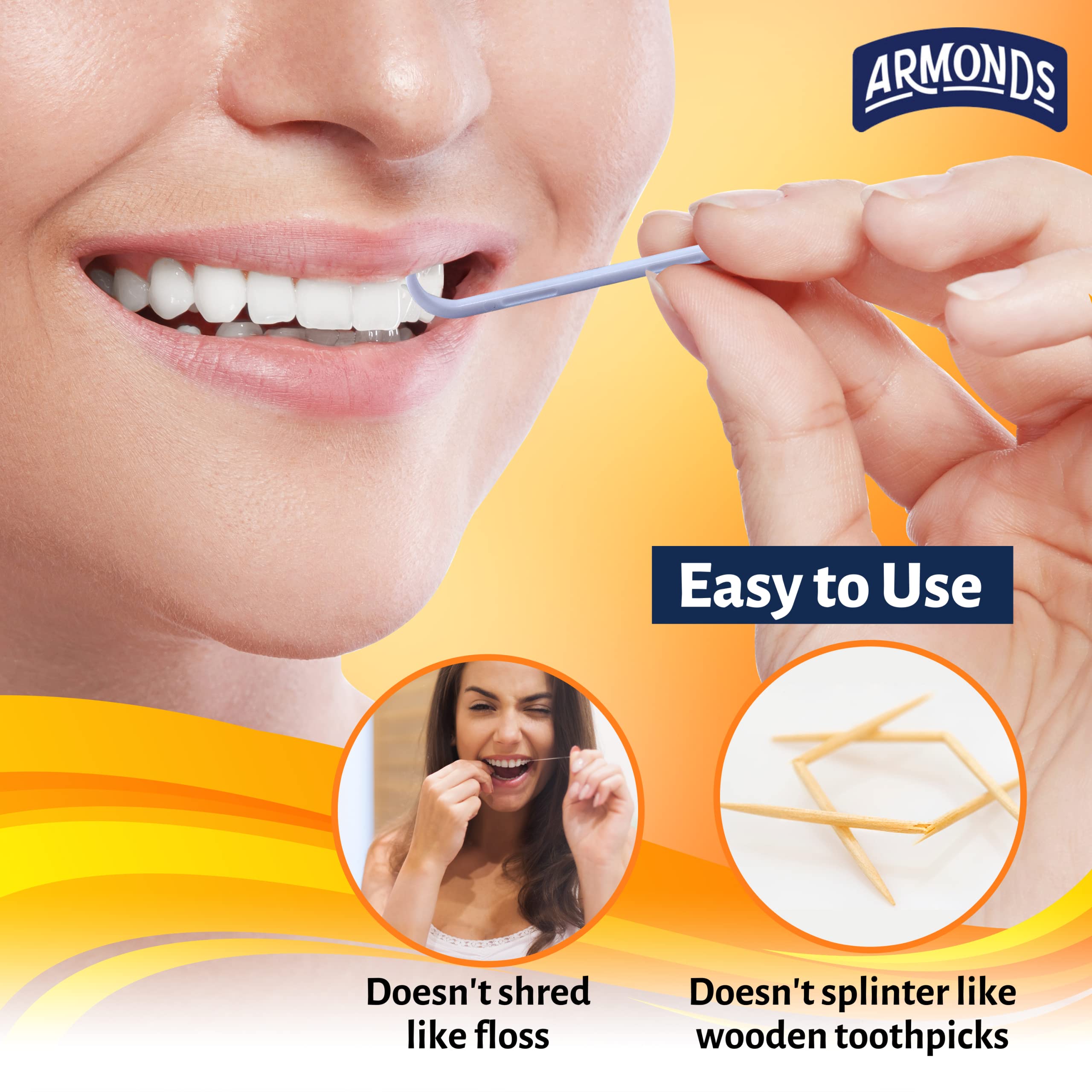 Advanced curved design to reach behind teeth
