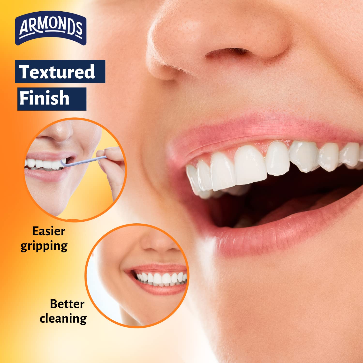 Resealable pouches with Armonds ProPicks 80-count dental picks