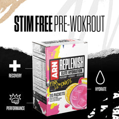 Bottle being shaken with ARN Replenish drink inside