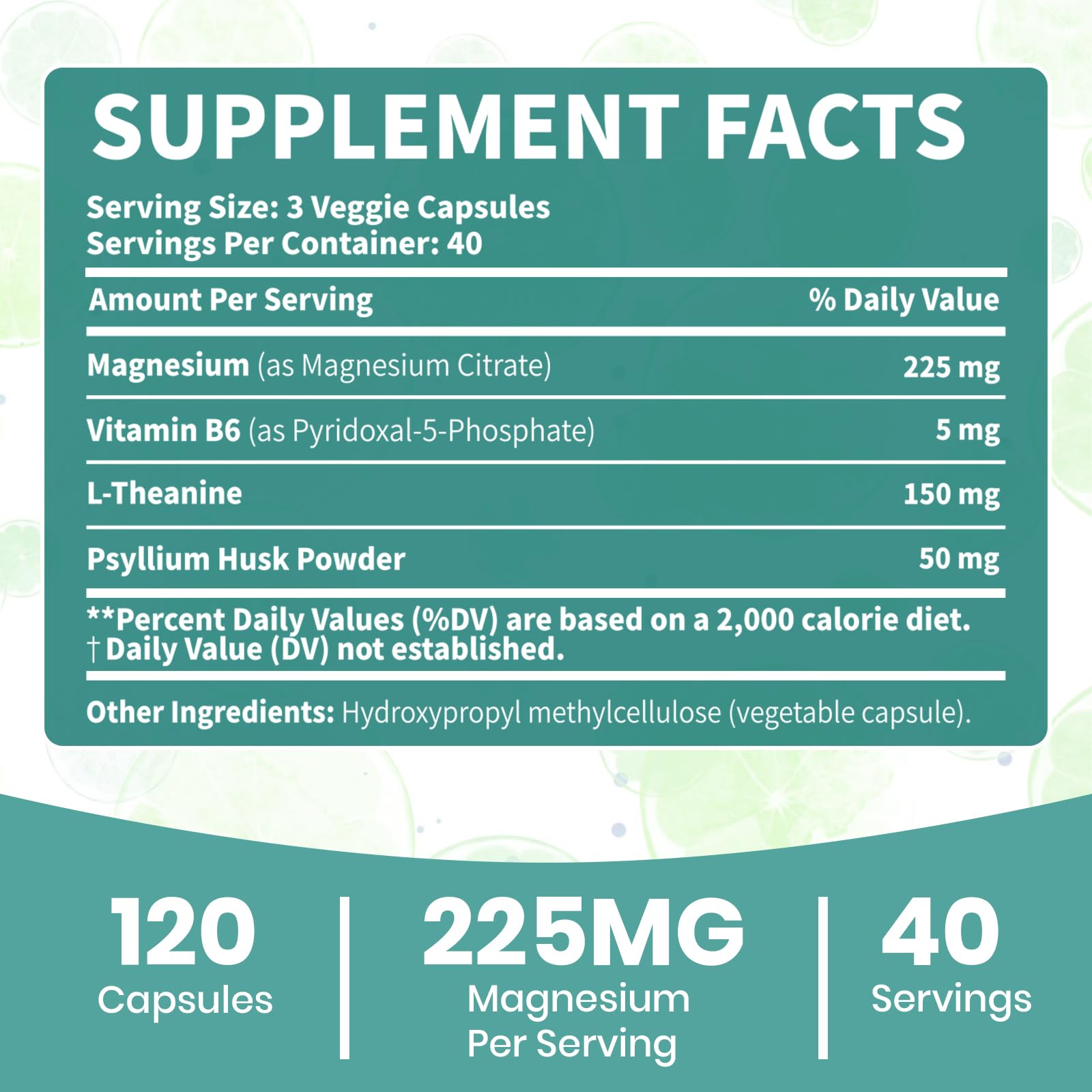 Close-up of smooth magnesium citrate capsules