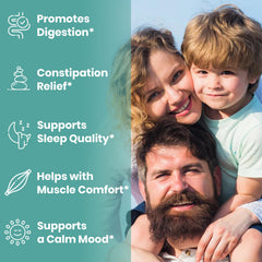 Product label highlighting vegan and non-GMO claims