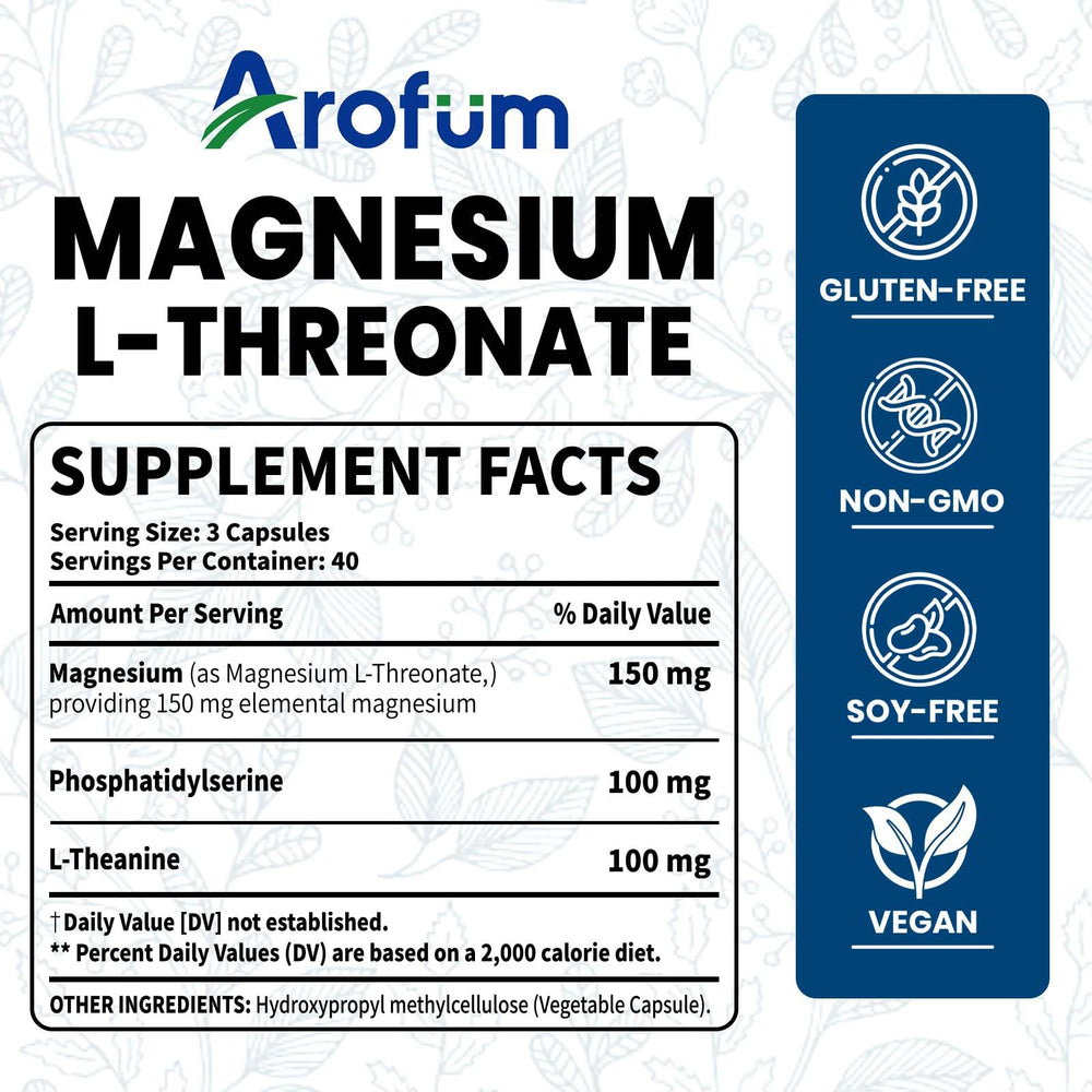 Cognitive support concept for Magnesium L-Threonate