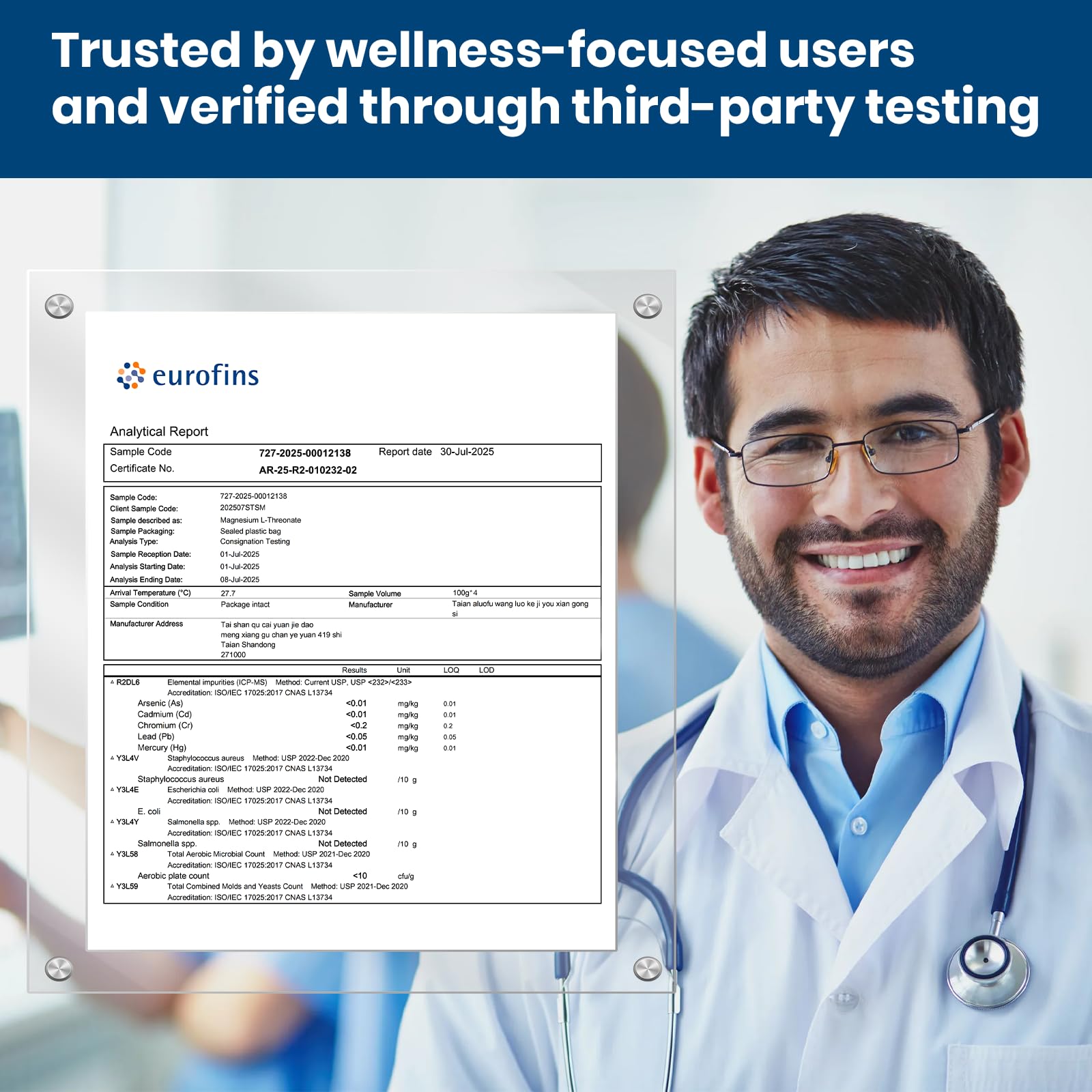 Arofum Magnesium L-Threonate packaging and label