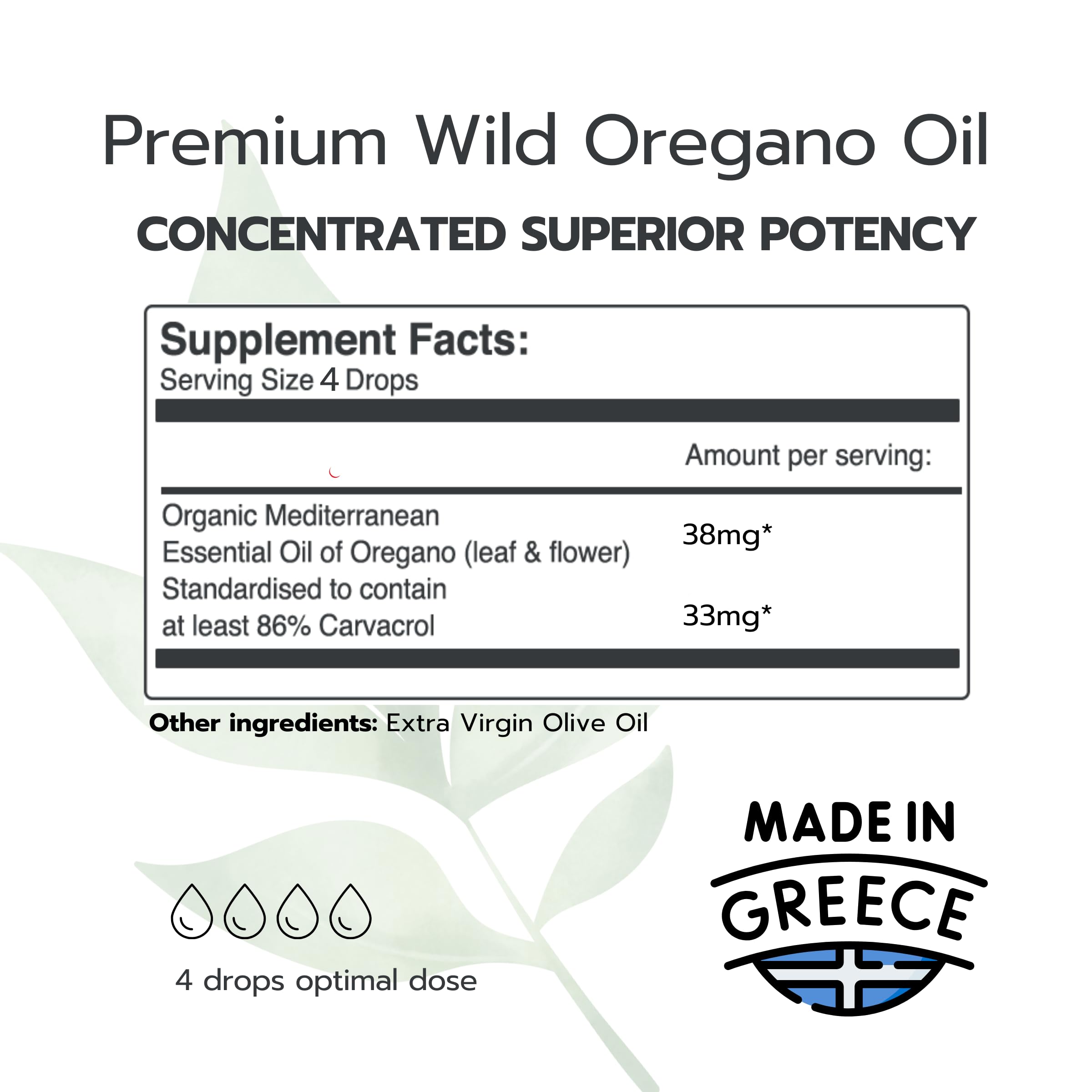 Organic olive oil being used to dilute oregano oil in the bottle