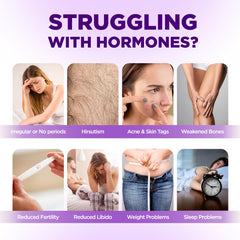 Brewing Aromlife Hormone Balance Tea in a cup