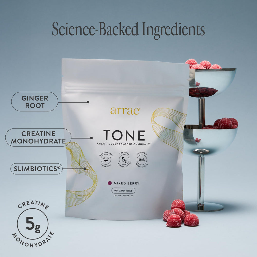 Arrae Tone Gummies Mixed Berry flavor close-up