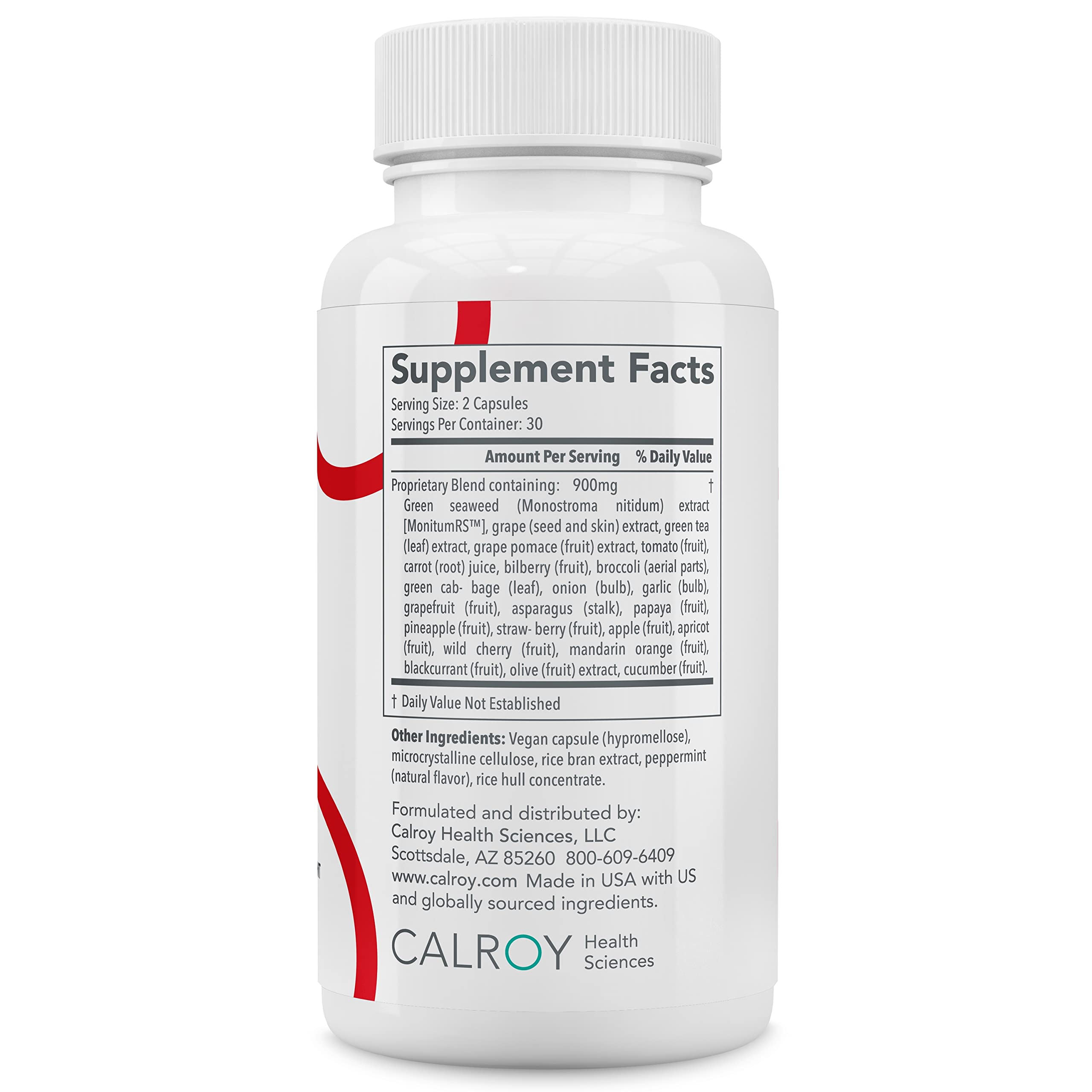 Fruit and vegetable antioxidant blend included in Arterosil HP Professional