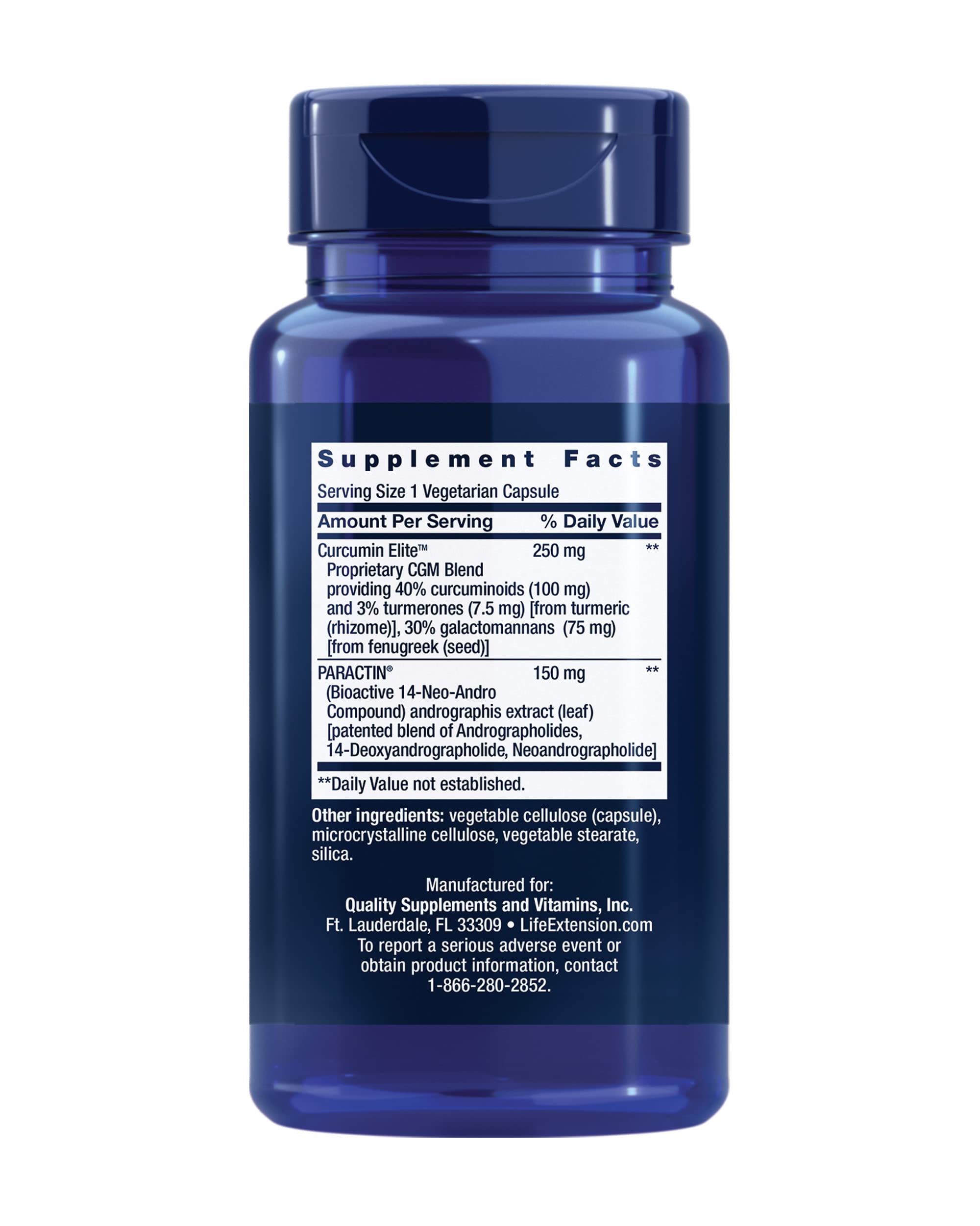 Product label detailing Arthro-Immune Joint Support ingredients