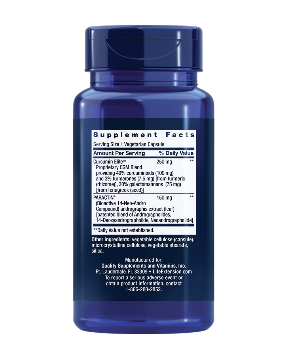 Product label detailing Arthro-Immune Joint Support ingredients