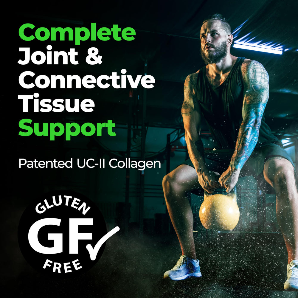 UC-II collagen and joint support ingredients infographic