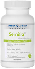 Arthur Andrew Medical Serretia Serrapeptase bottle with 90 capsules
