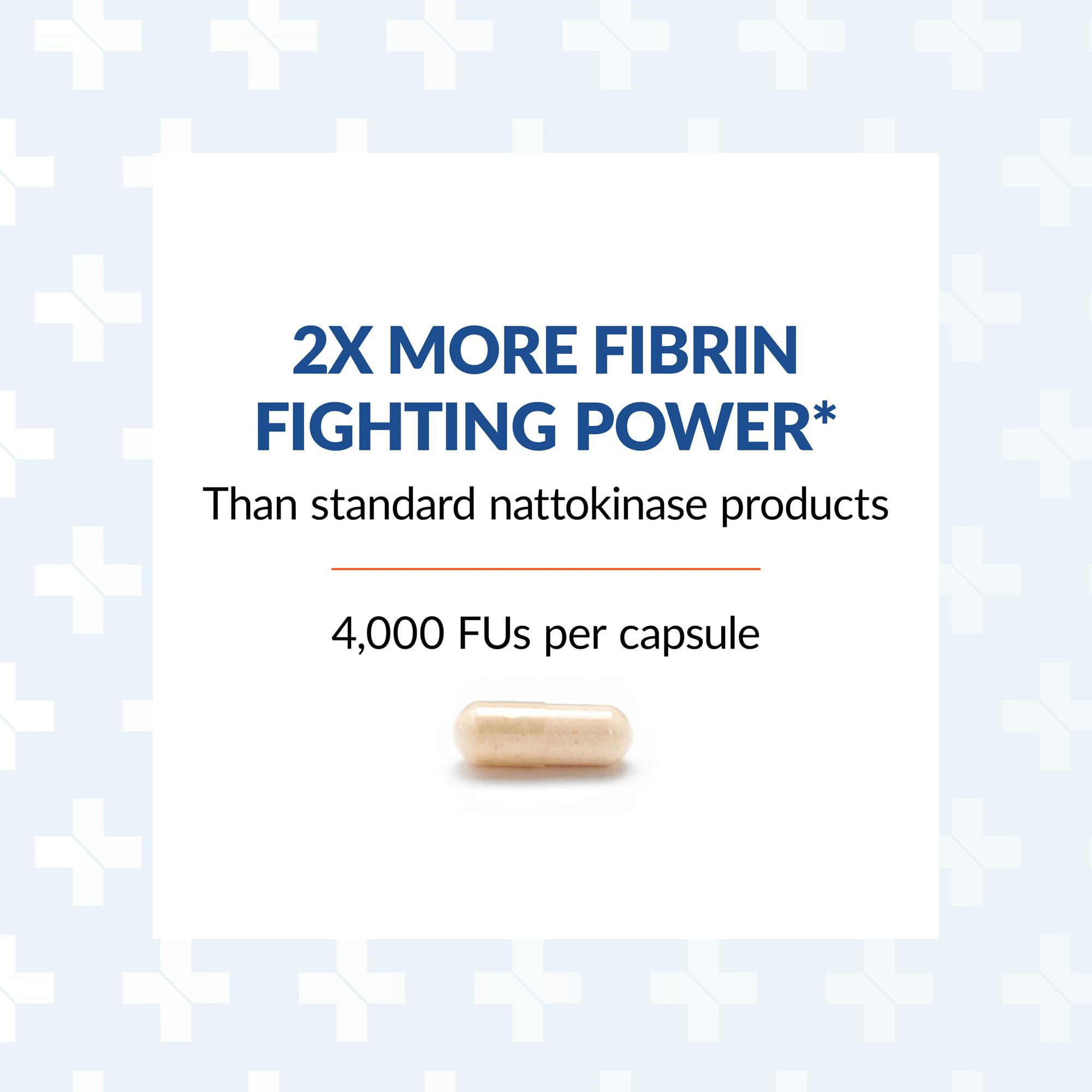 Side view of Nattovena capsules