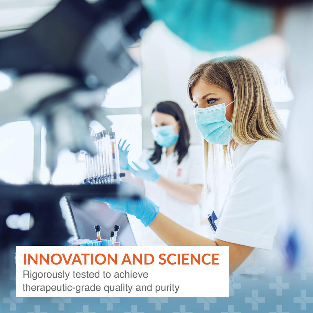 Illustration of muscle recovery and sinus relief concept